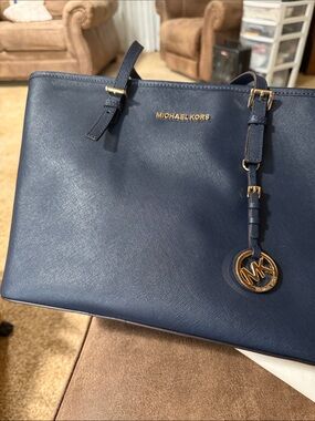 Michael Kors Navy Blue Tote